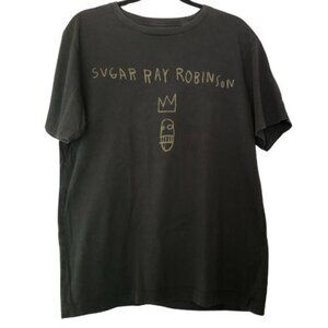 Sugar Ray Robinson Men’s t-shirt size L Jean Michel Basquiat SPRSNY Uniqlo
